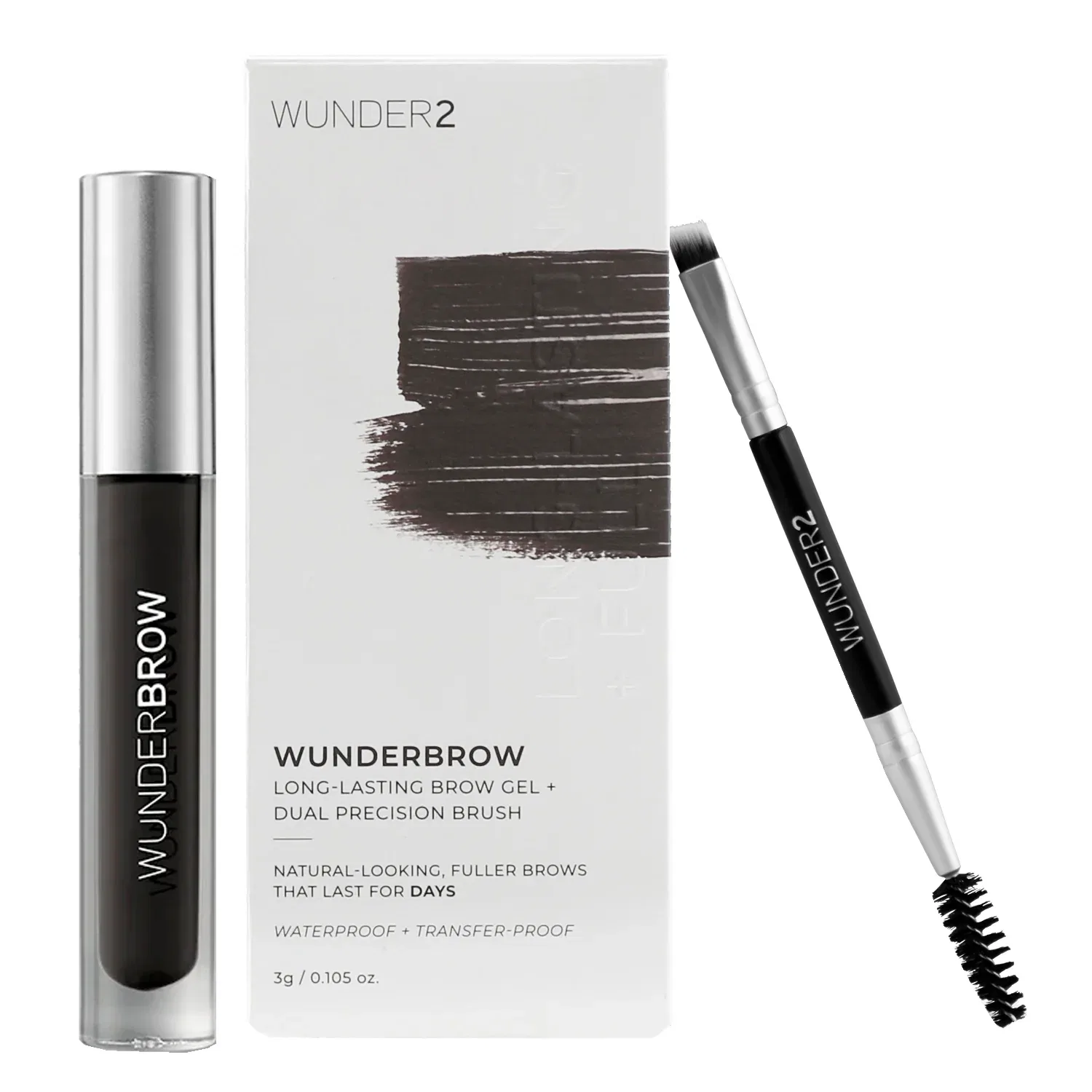 Гель для бровей Wunderbrow, черный