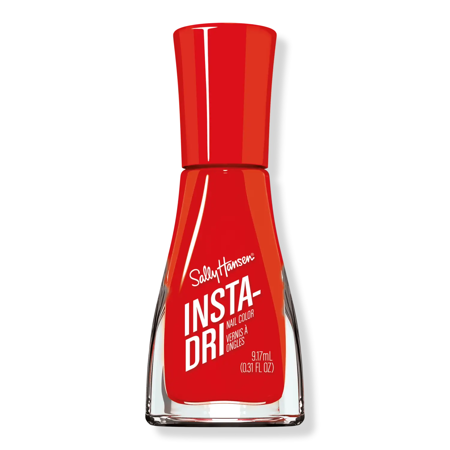 

Лак для ногтей Insta-Dri, красный/оранжевый/желтый Sally Hansen, Augmented Red-Ality (classic red)