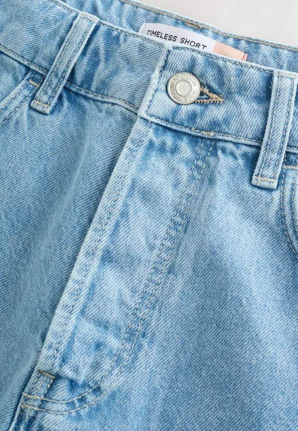 Шорты Regular fit, Next, timeless shorts, джинсовые, цвет средне-голубой с вышивкой — фото 3