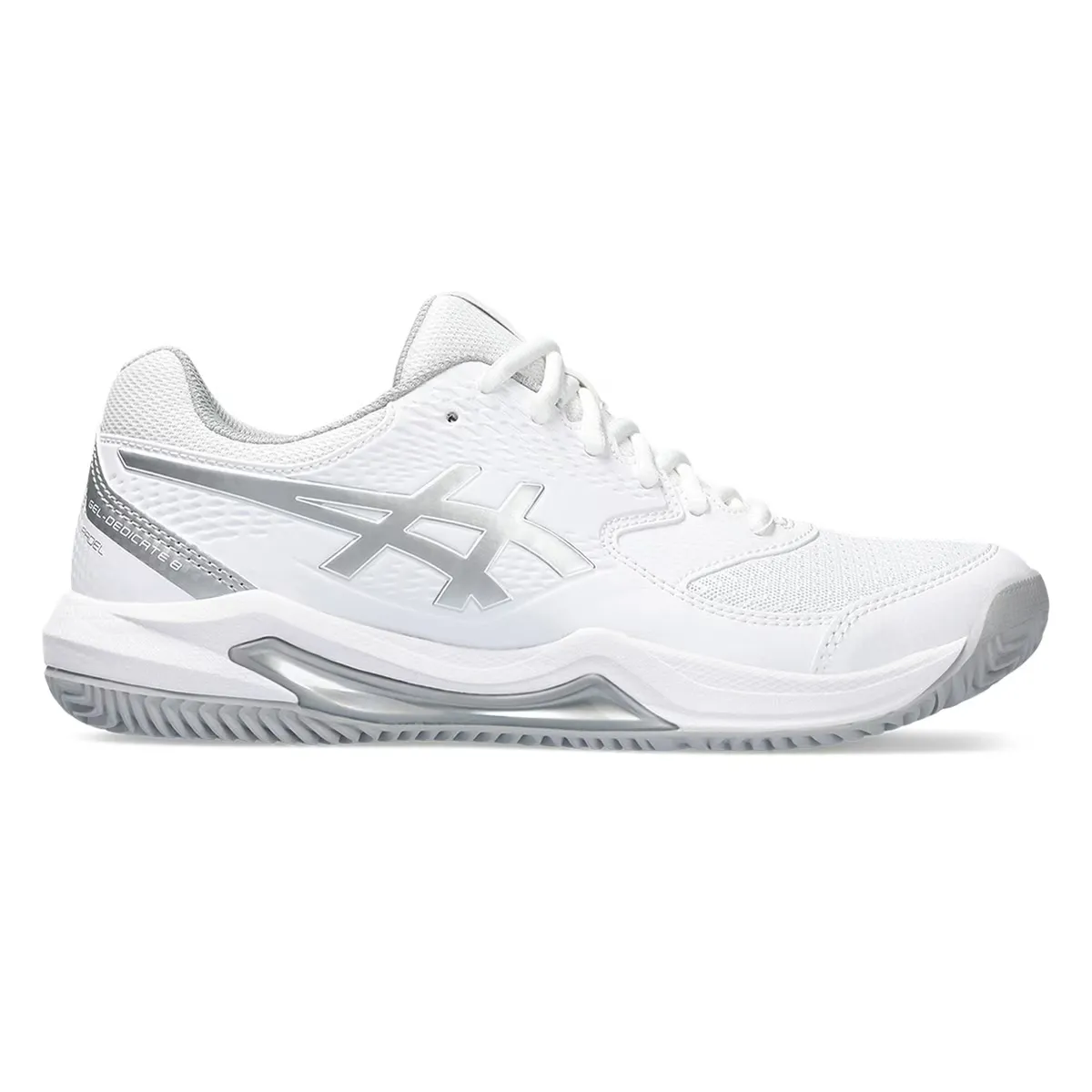 

Женская GEL-Dedicate 8 Padel Asics Падел Обувь, белый/серый