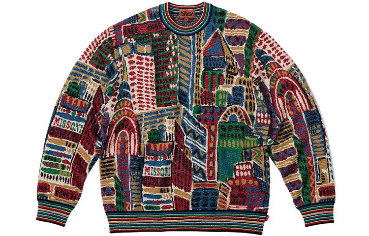 

Missoni X FW21 свитер унисекс Supreme, белый