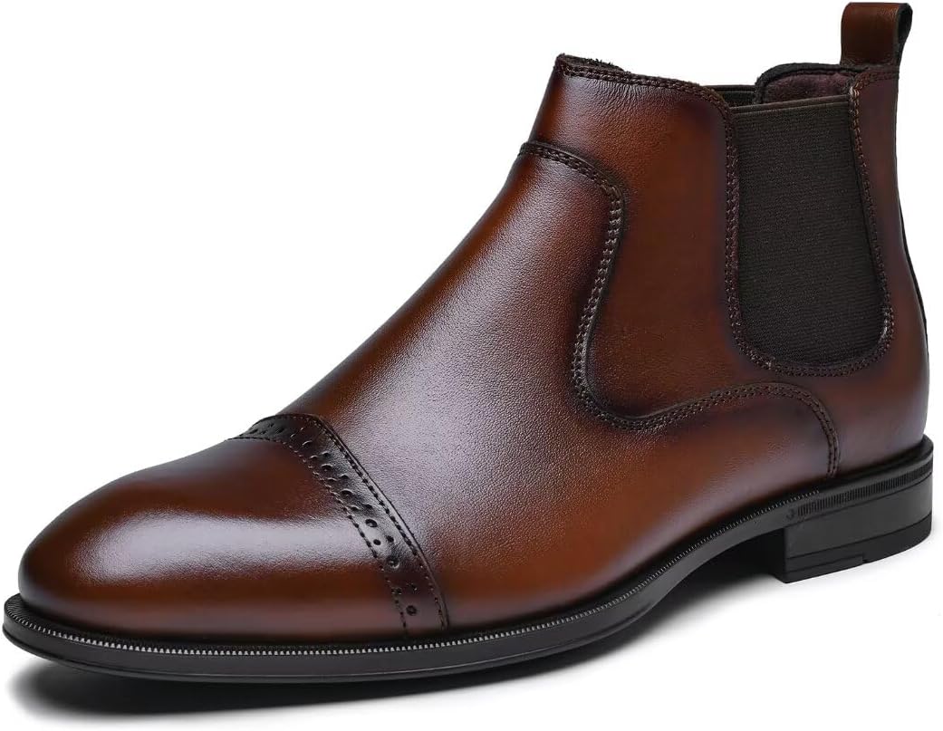 

Мужские ботинки Чакка из натуральной кожи, классические повседневные оксфордские ботинки Holy Ark, темно-коричневый