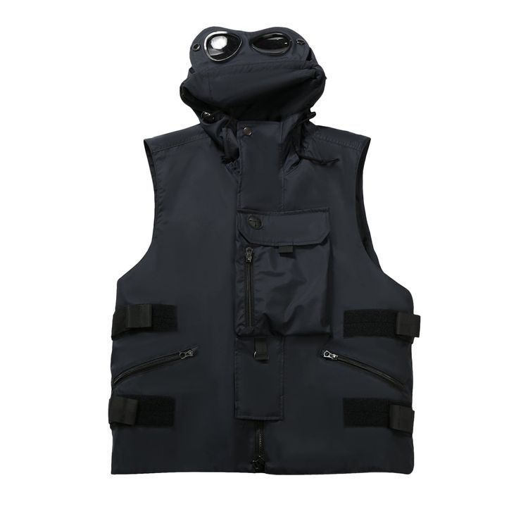 

Утепленный жилет Junya Watanabe MAN x C.P. Company Nylon Vest 'Black', черный