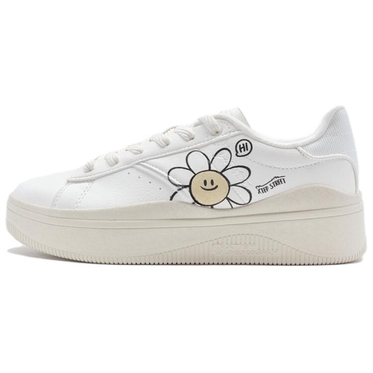 

Кроссовки XTEP Skateboarding Shoes Women's Low-top White, белый