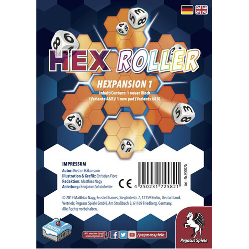 

Настольная игра Hexroller: Hexpansion 1