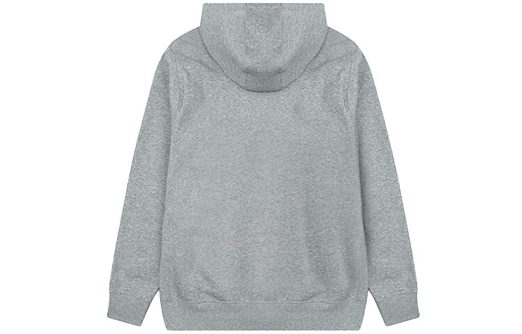 Флисовая худи с молнией во всю длину Nike Sportswear Club, темно-серая, Серый — фото 2