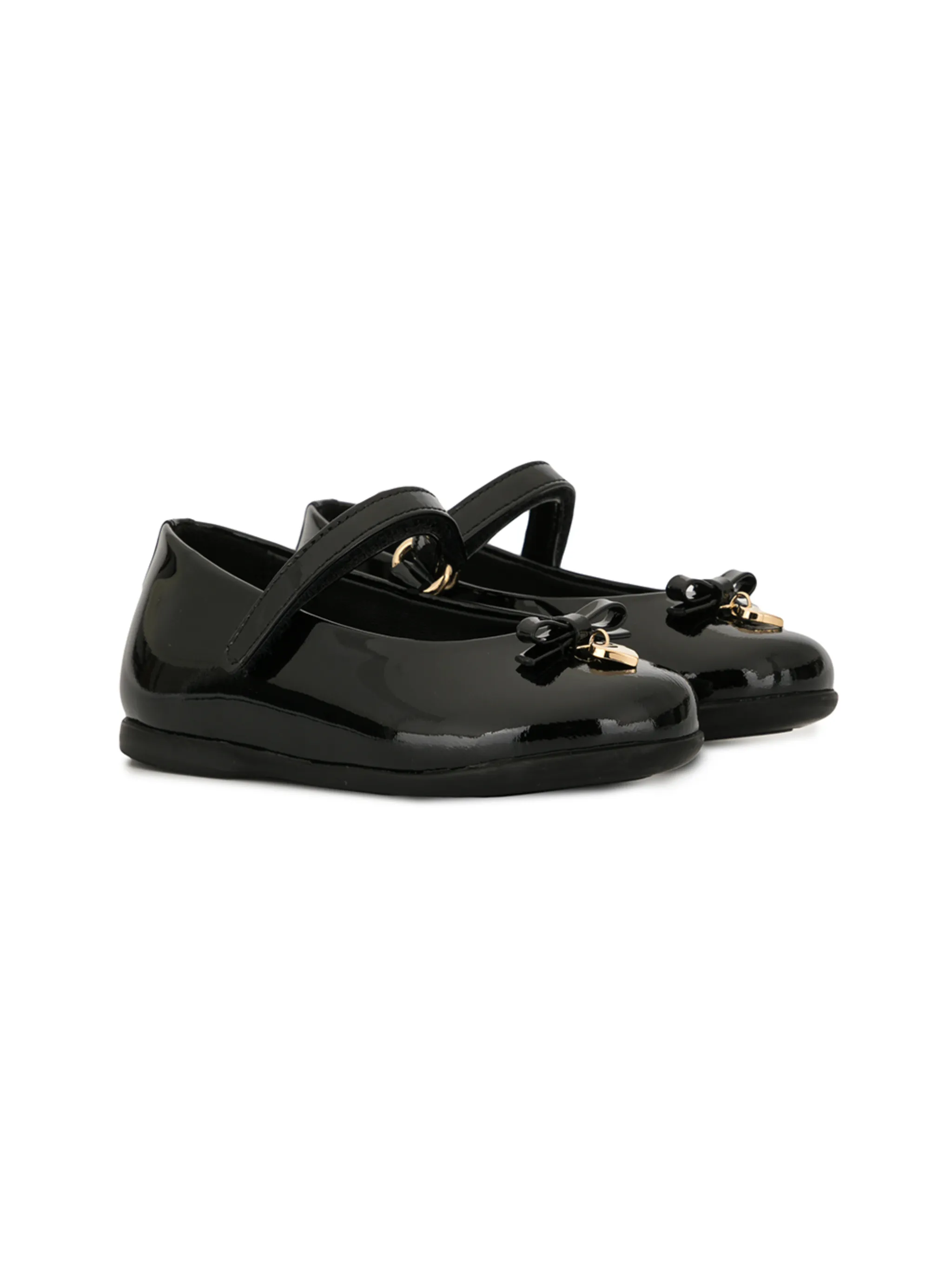 

Декорированные балетки Dolce & Gabbana Kids, черный