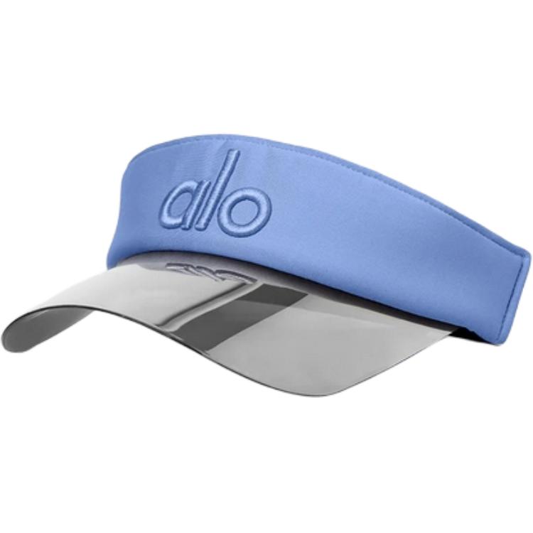 

Alo Yoga Унисекс синяя шапка от солнца из полиэстера