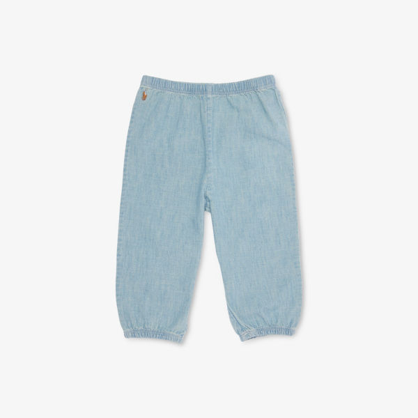 

Джинсы для девочки с вышитым логотипом Polo Ralph Lauren, цвет new medium wash