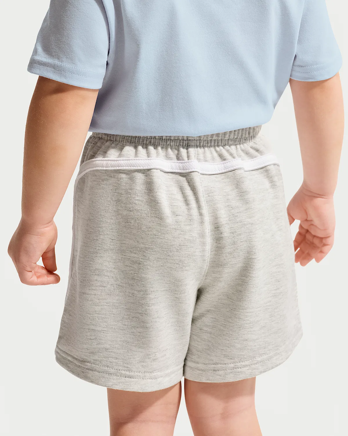 Детские шорты из французского футера Nike Sportswear Goal Mode, Grey Heather — фото 3