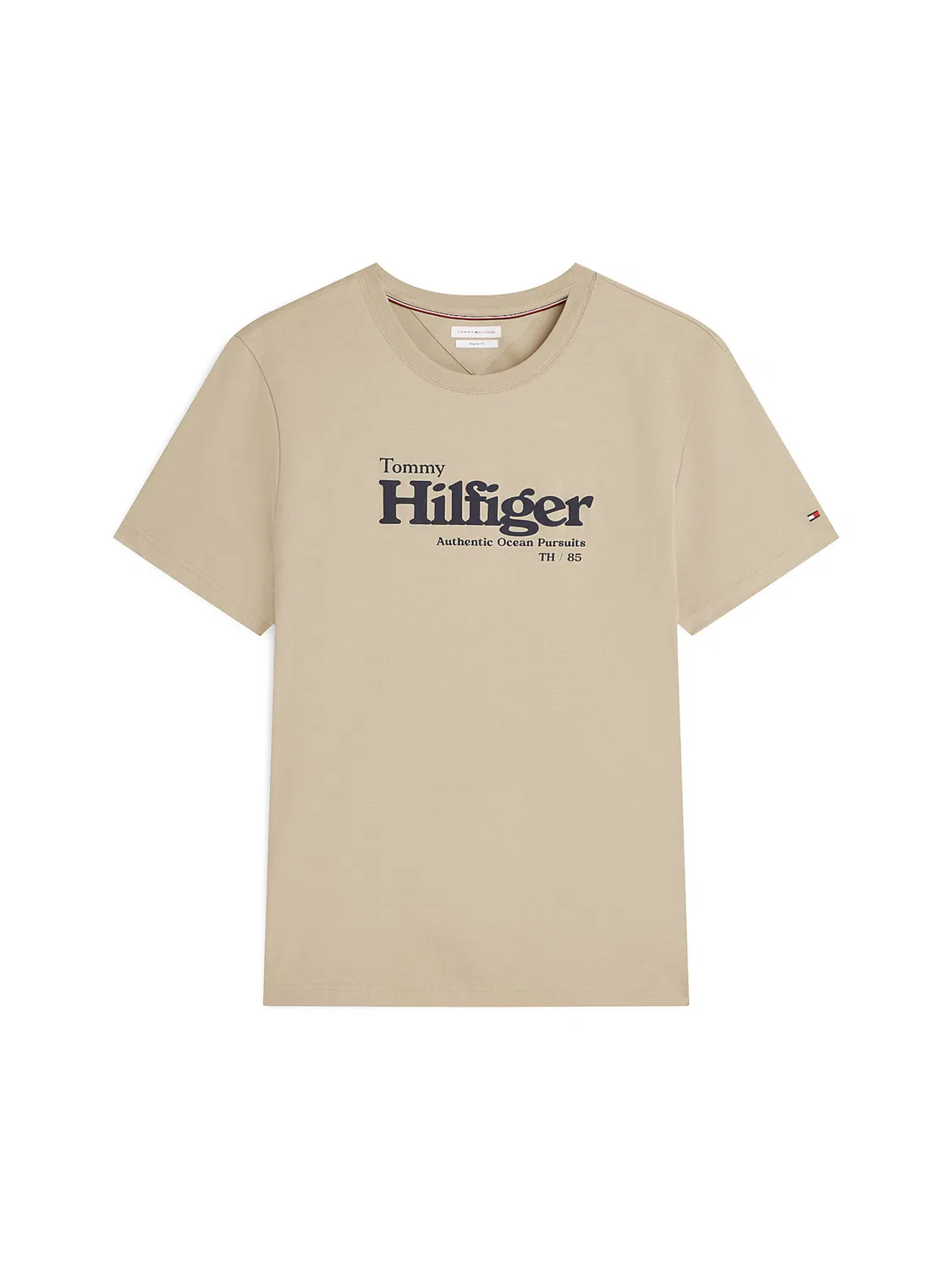 Рубашка Tommy Hilfiger бежевого цвета