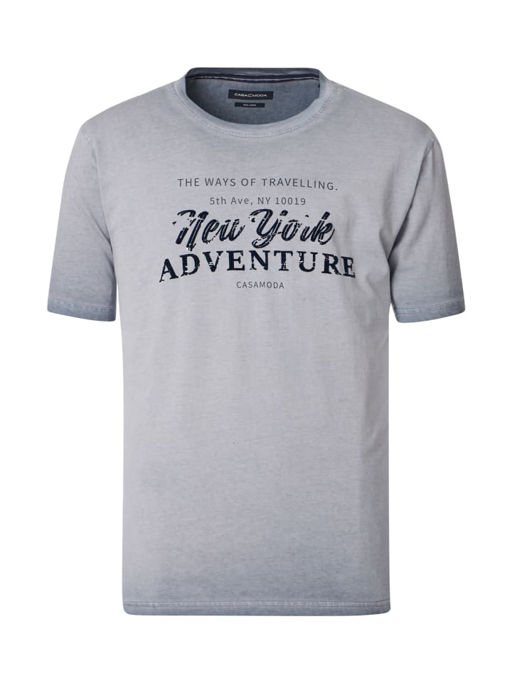 

CASAMODA Футболка серого цвета, Серый, CASAMODA Футболка серого цвета