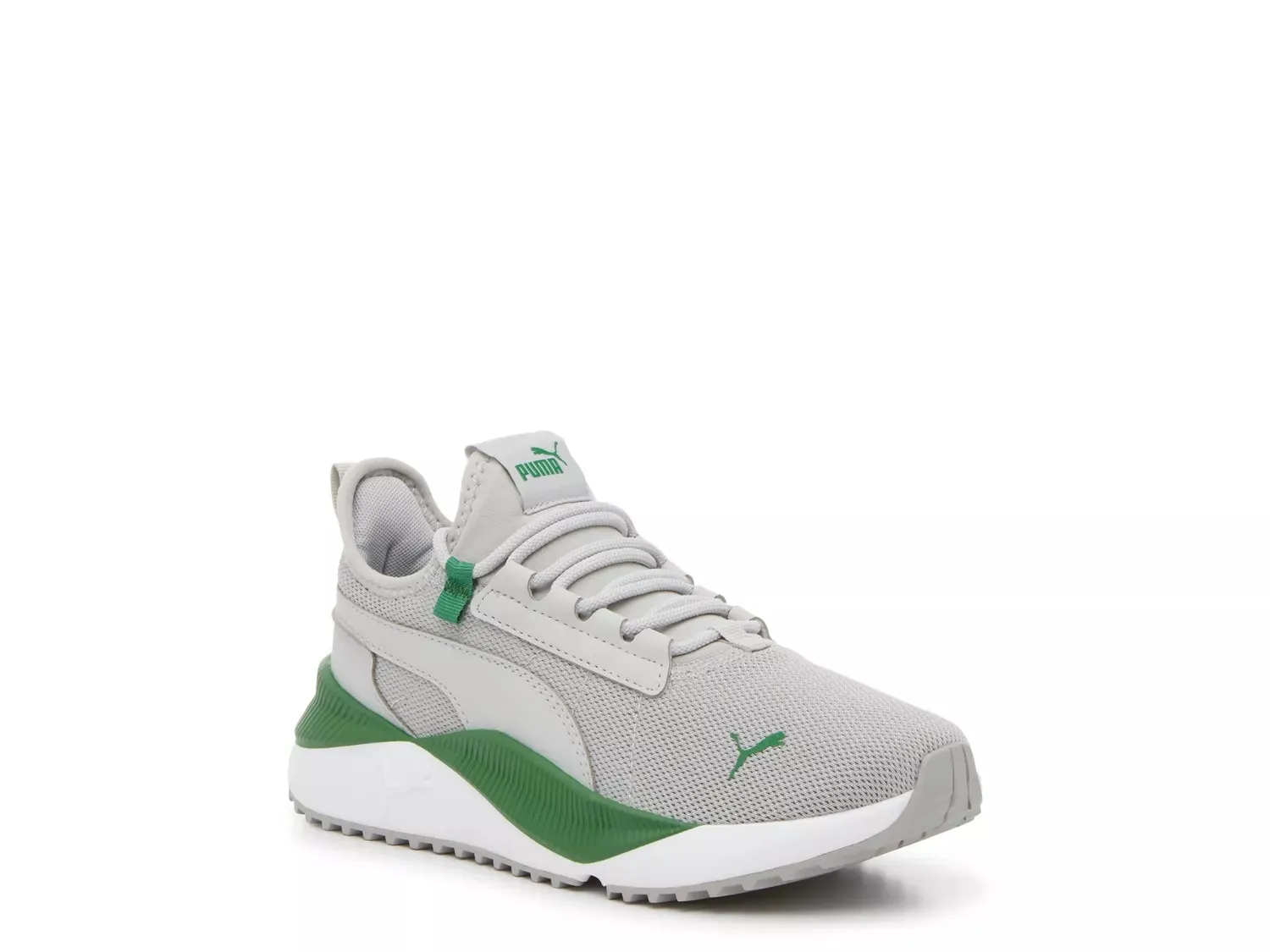 

Кроссовки Puma Pacer Easy Street — детские, серые/зеленые