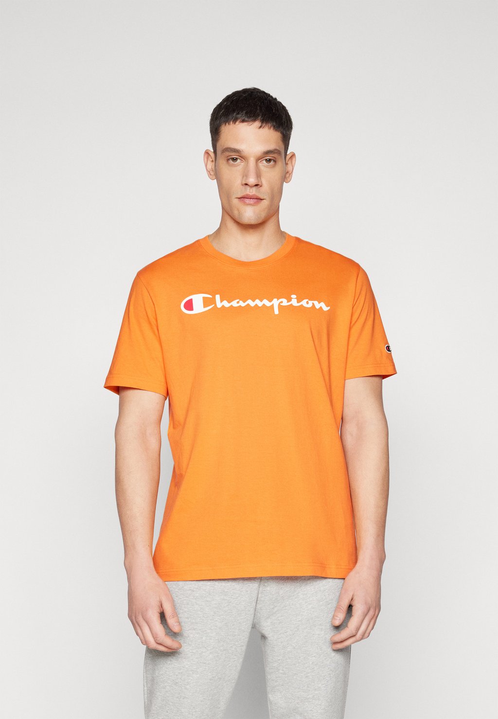 

Футболка с принтом ICONS CREWNECK WITH LARGE LOGO Champion, оранжевый