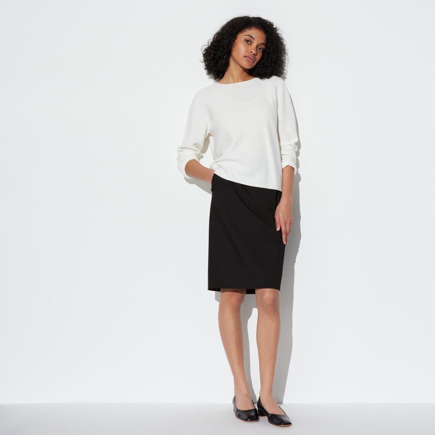 

Юбка Uniqlo Stretch, черный