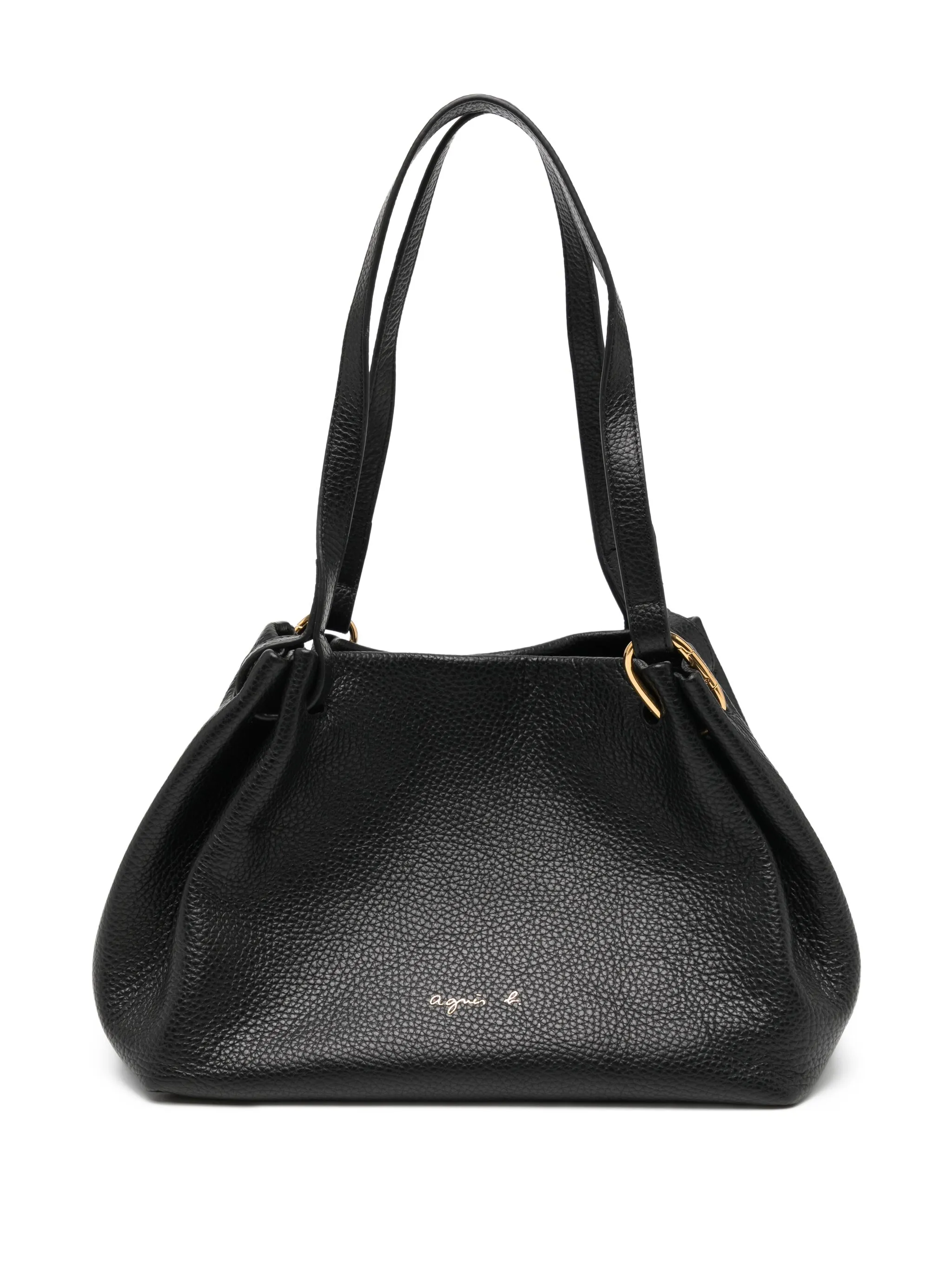 

Сумка-тоут с логотипом Agnès B., черный
