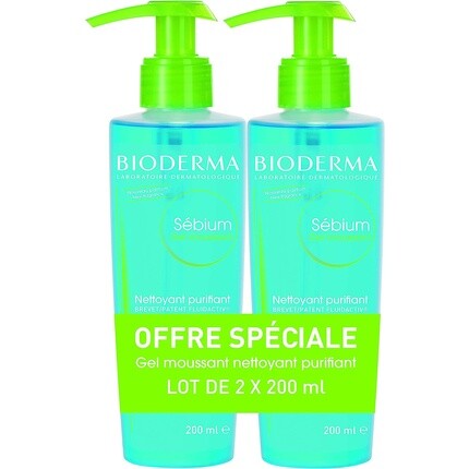 

SгBium Очищающая очищающая пенка-гель без запаха, 200 мл, 2 шт., Bioderma