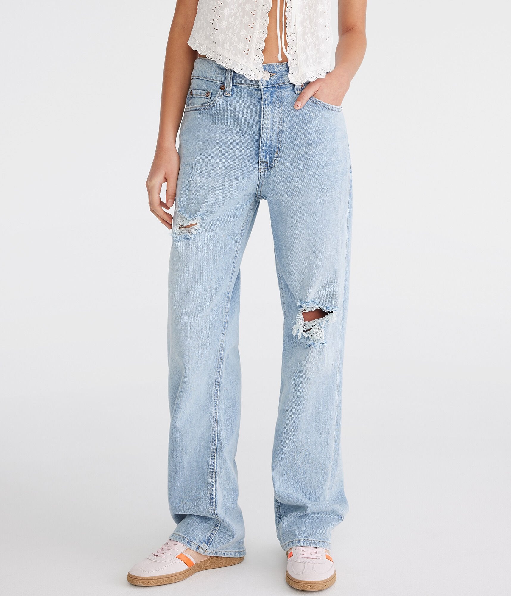 

Джинсы женские Aeropostale, цвет light wash
