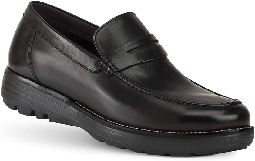 

Мужские туфли Gravity Defyer G-Defy Heartwood - VersoCloud, поглощающие удары, кожаные классические лоферы без шнурков, черный