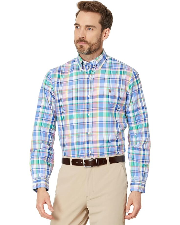 

Рубашка Polo Ralph Lauren Classic Fit Plaid Performance Shirt, цвет Multi