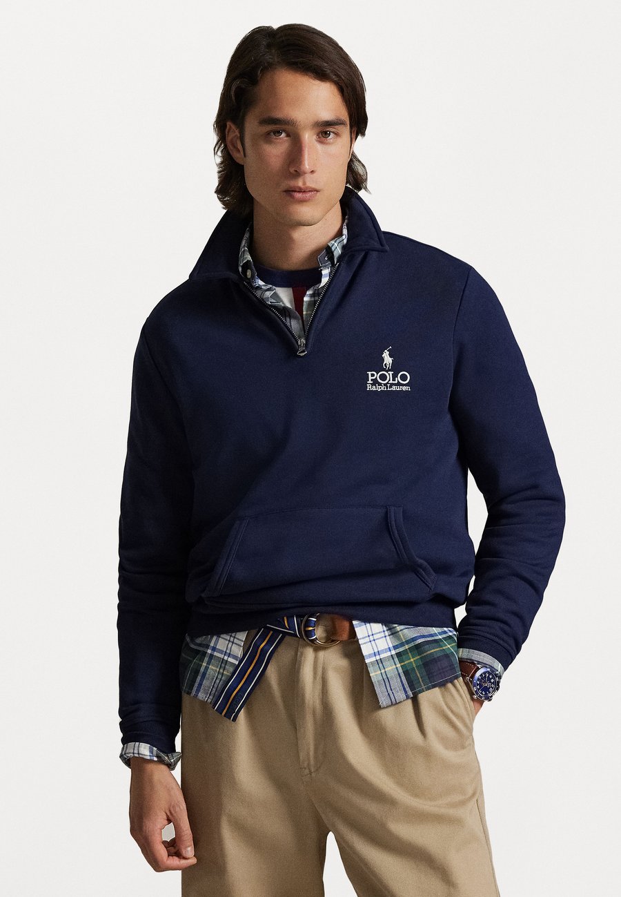 

Толстовка Polo Ralph Lauren LOGO FLEECE COLLARED SWEATSHIRT, Cruise Navy/Dark Blue