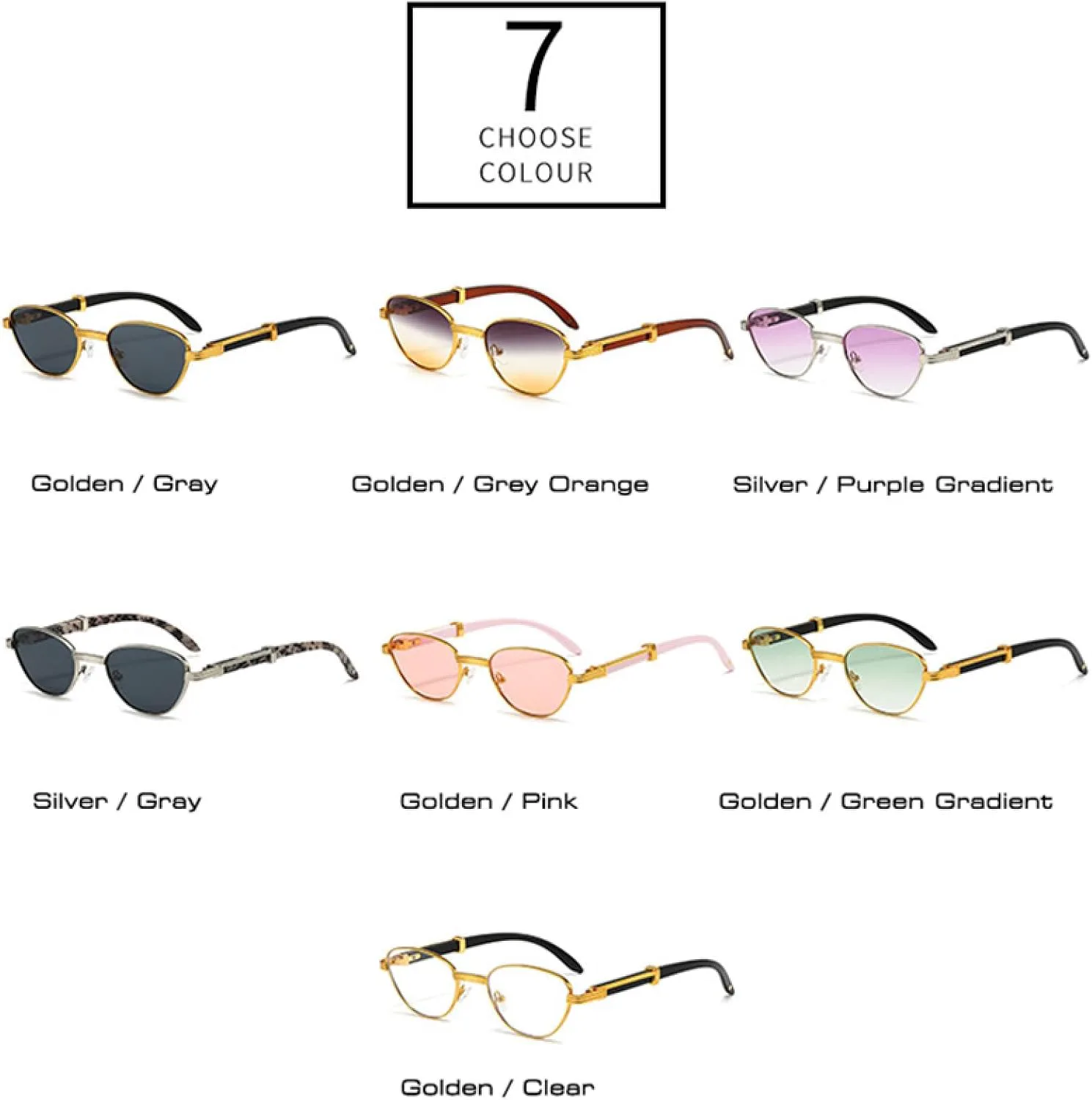 

Женские солнцезащитные очки "кошачий глаз" с прозрачными градиентными линзами, защита от УФ-излучения UV400, мужские солнцезащитные очки DSVIGF, Silver Grey