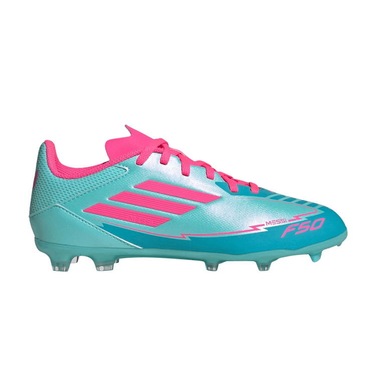 

Бутсы adidas Messi Adizero F50 League FG MG K 'La Vida Tropical Pack', бирюзовый