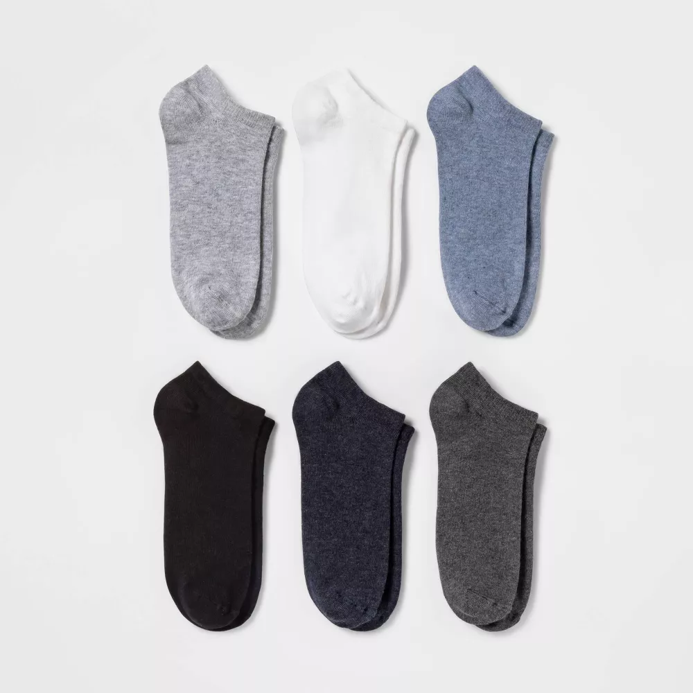 

Женские носки с низкой посадкой, 6 пар - A New Day, цвет Denim Assorted
