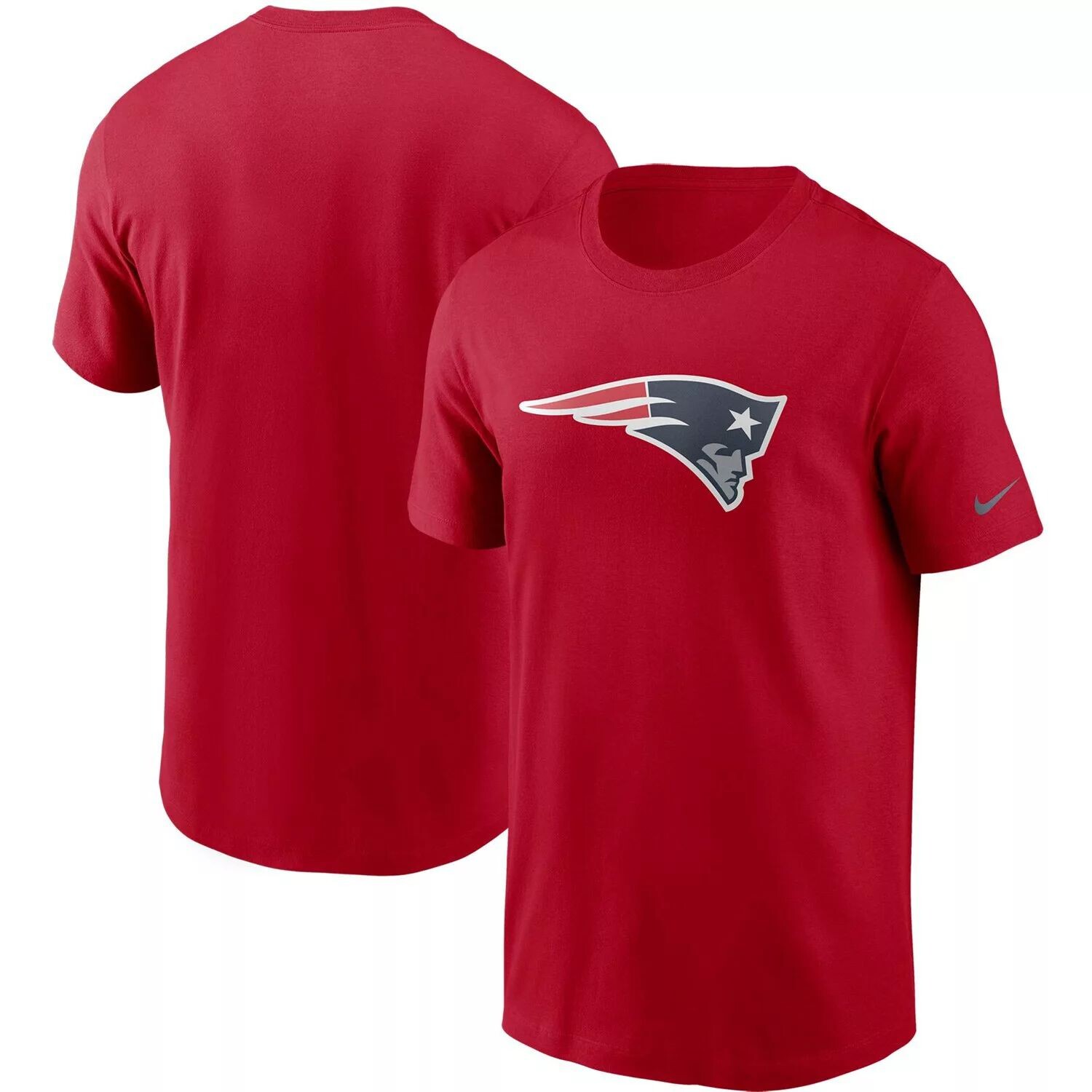

Мужская красная футболка с основным логотипом New England Patriots Nike, Красный, Мужская красная футболка с основным логотипом New England Patriots Nike