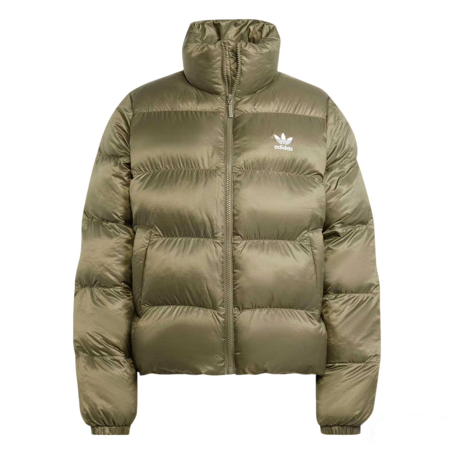 

ADICOLOR Пуховики и пальто для женщин Adidas Originals, оливковый strata