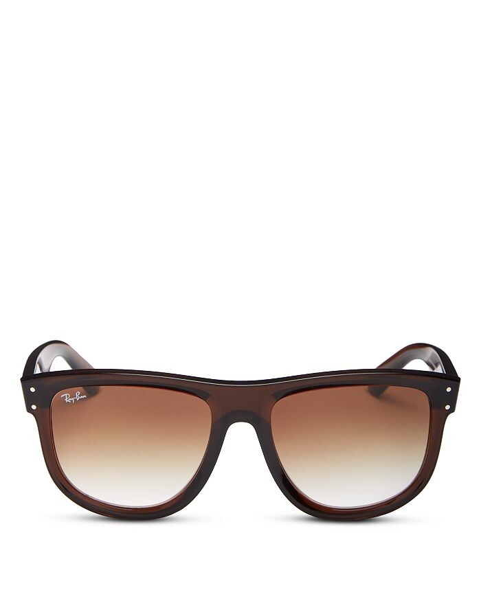 

Солнцезащитные очки Ray-Ban Boyfriend Reverse, 56 мм, коричневый
