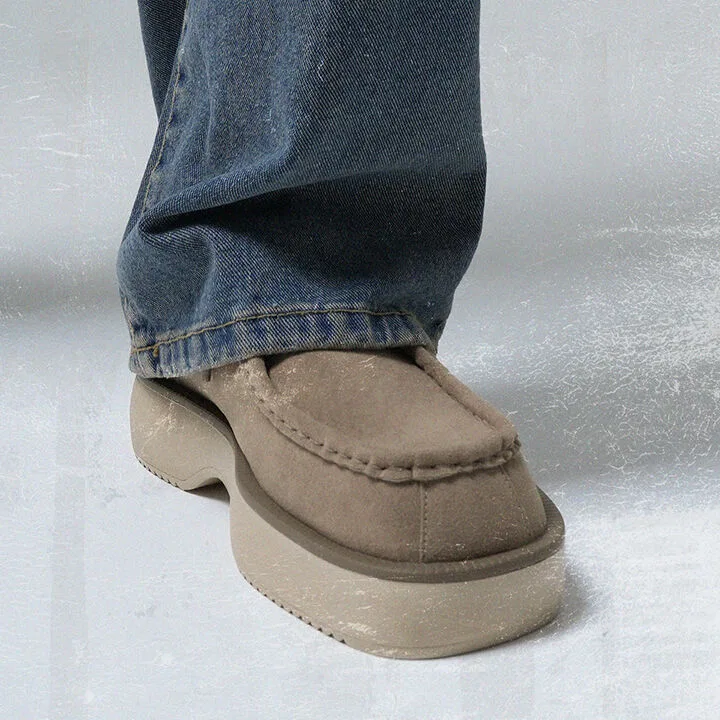 Мужские бежевые туфли дерби Mars Volume Square Toe 2 Hole Wallaby от Wetheroad