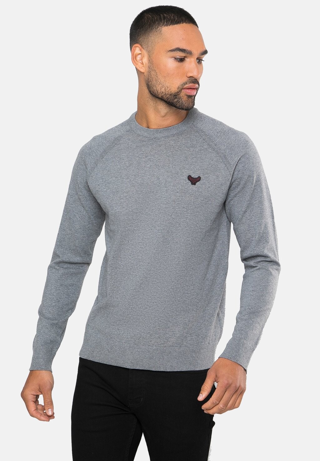 

Вязаный свитер THREADBARE MANED, цвет grau