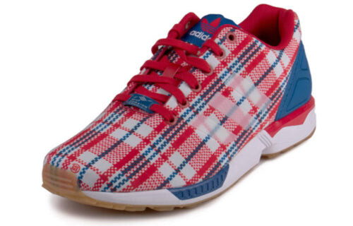 Кроссовки x clot zx flux Adidas, красный — фото 2