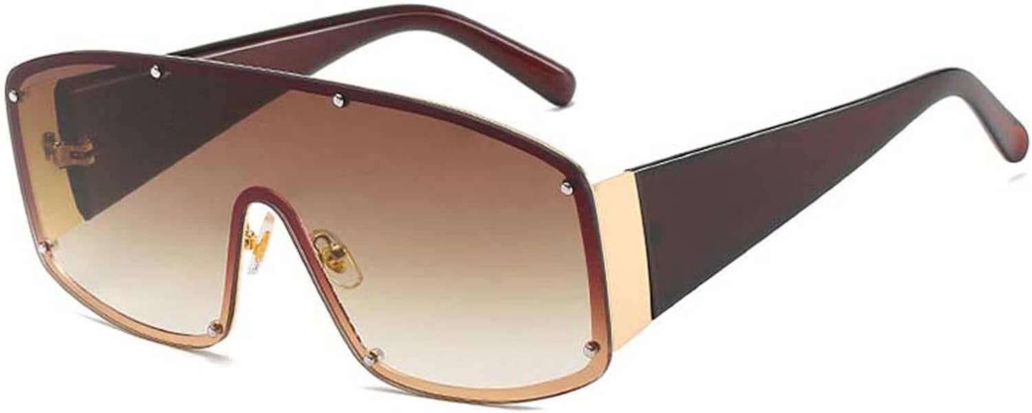 

Солнцезащитные очки Xinxin AMFG с крупной оправой и градиентным цветом для мужчин и женщин, декоративные, для защиты от солнца на открытом воздухе (цвет: D, размер: средний), D