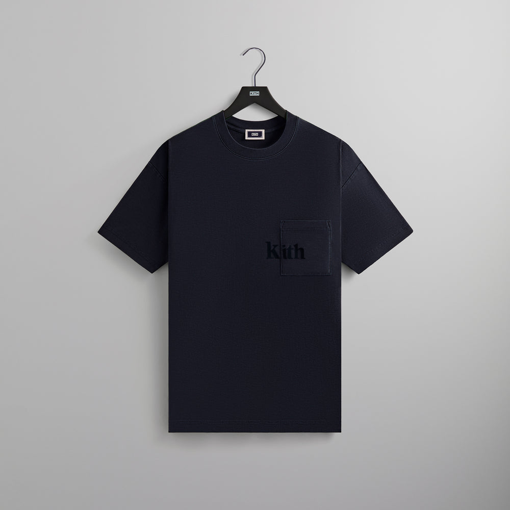 

Футболка Kith Quinn Tee, цвет Admiral