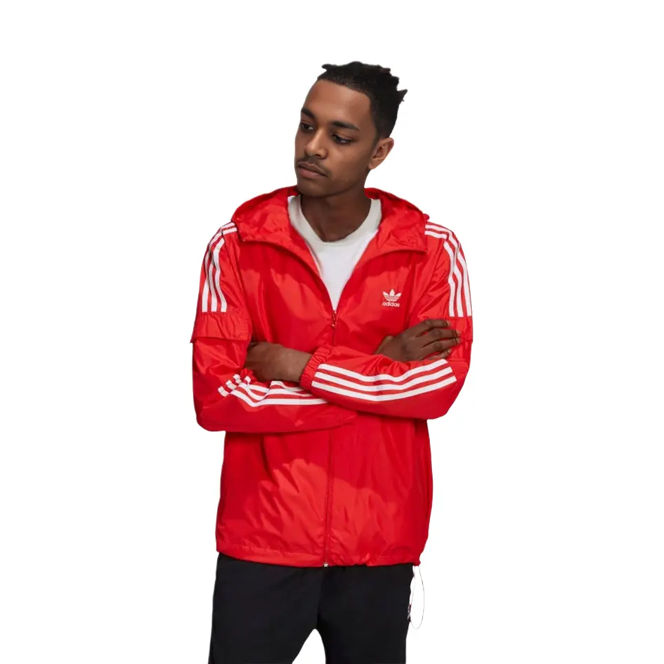Курка Adidas 3 Stripes Мужская Ярко-розовая Флуоресцентная Красная — фото 3