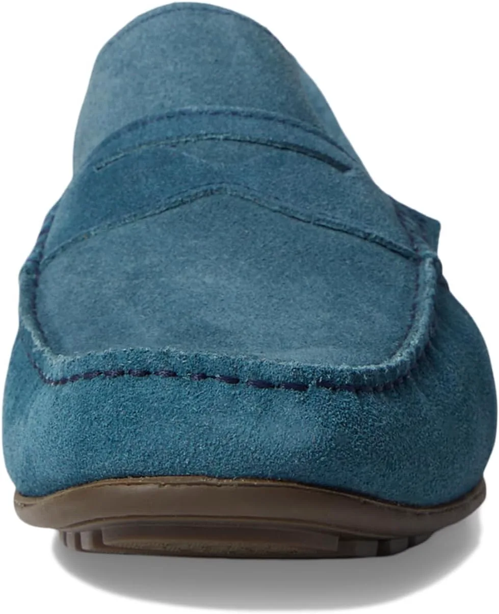 

Мужские кожаные повседневные лоферы с пенни Marc Joseph New York, синий