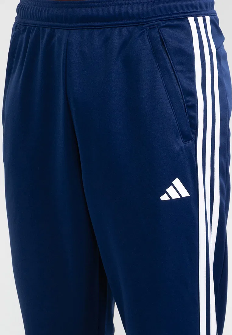 Тренировочные брюки с тремя полосками, модель Train Essentials, Adidas, белый/темно-синий — фото 3