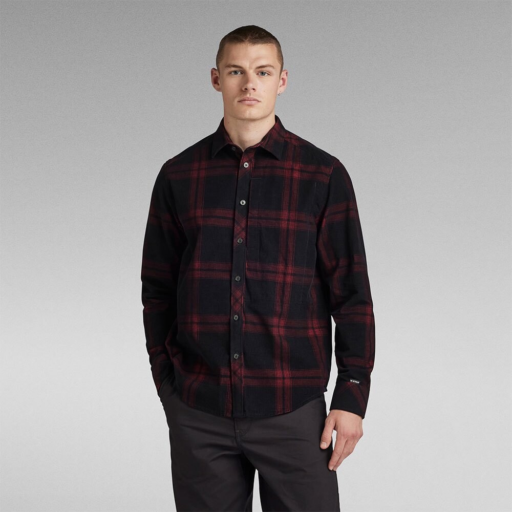 

Рубашка с длинным рукавом G-Star Stalt 20 Regular Fit, красный