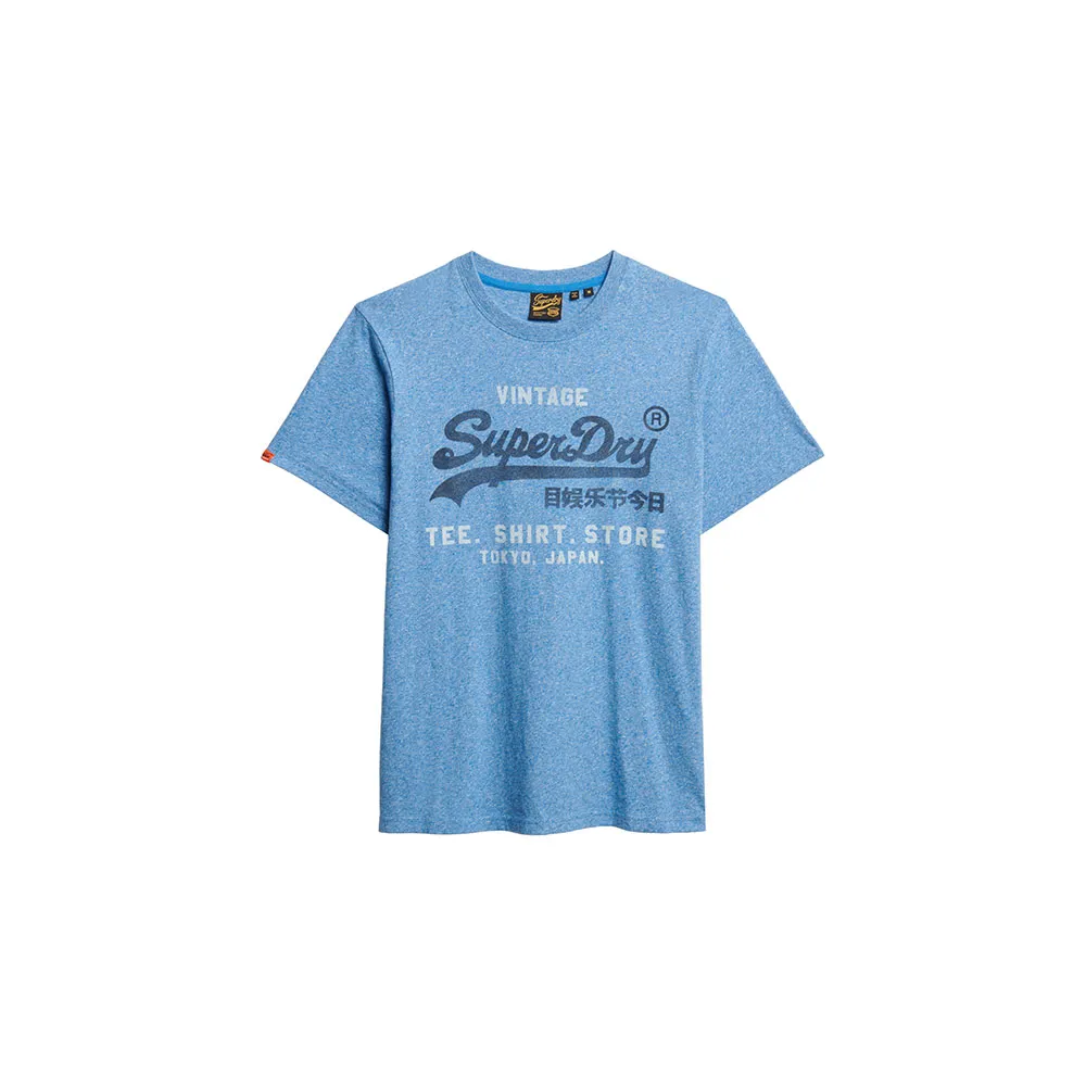 Футболка с коротким рукавом Superdry Classic Relaxed Fit, синий — фото 2