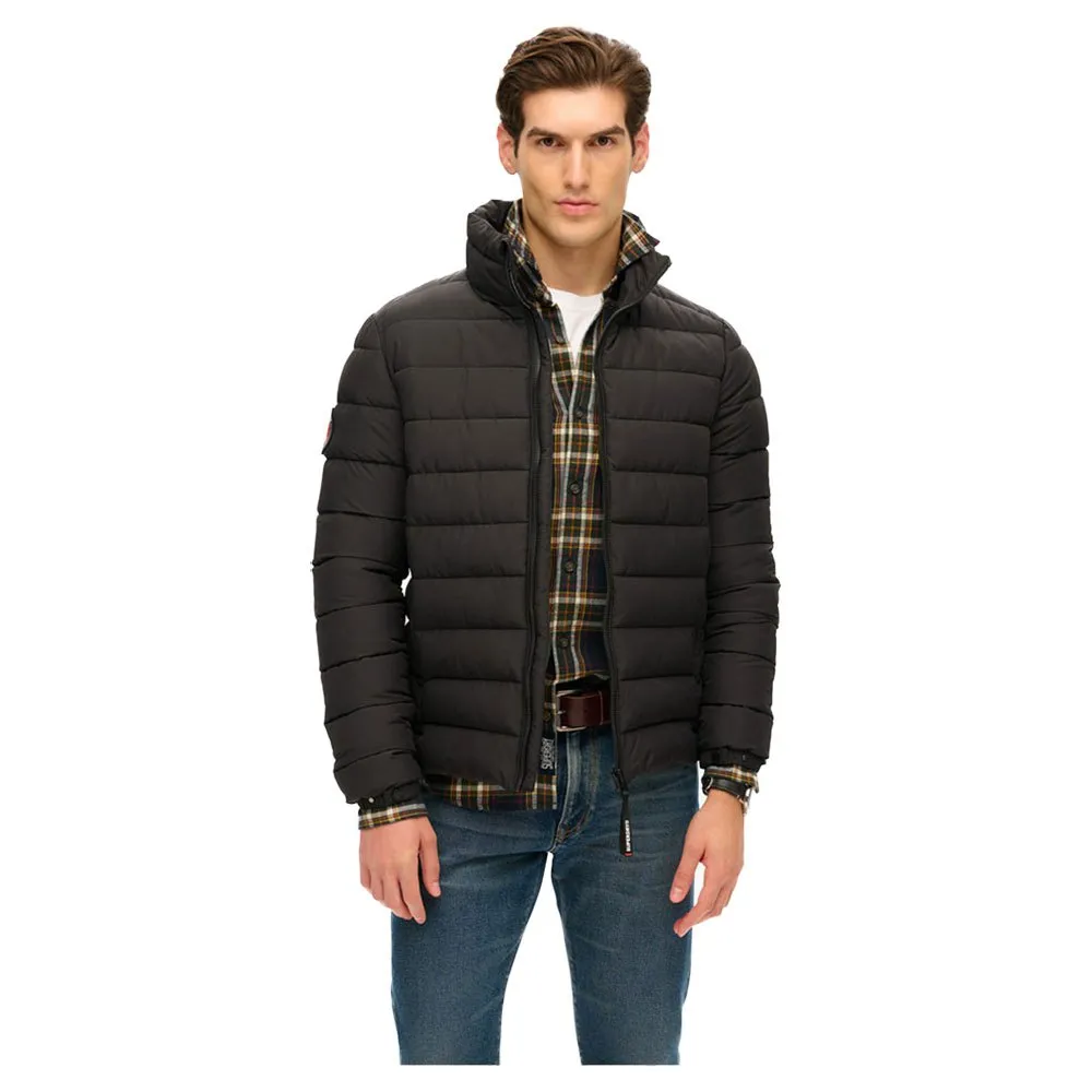 

Куртка Superdry Fuji Embroidered Padded, черный