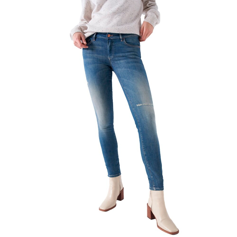 

Джинсы Salsa Wonder Over Dye Skinny Fit, синий