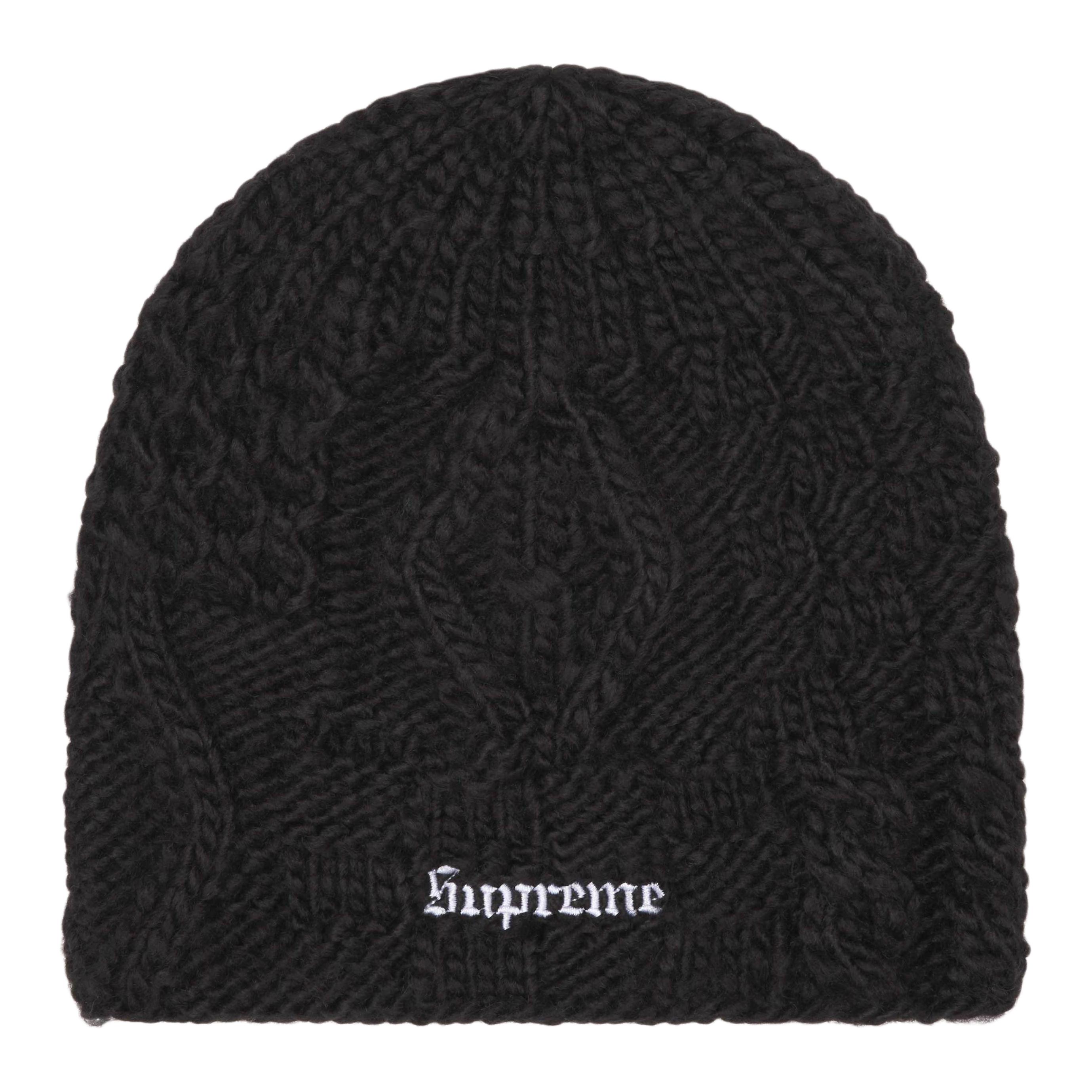 

Supreme Блокированная вязаная шапка, Black