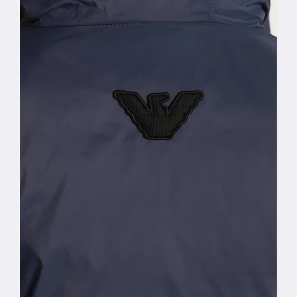 Двусторонний жакет, удлиненное пальто. Emporio Armani, черный — фото 4