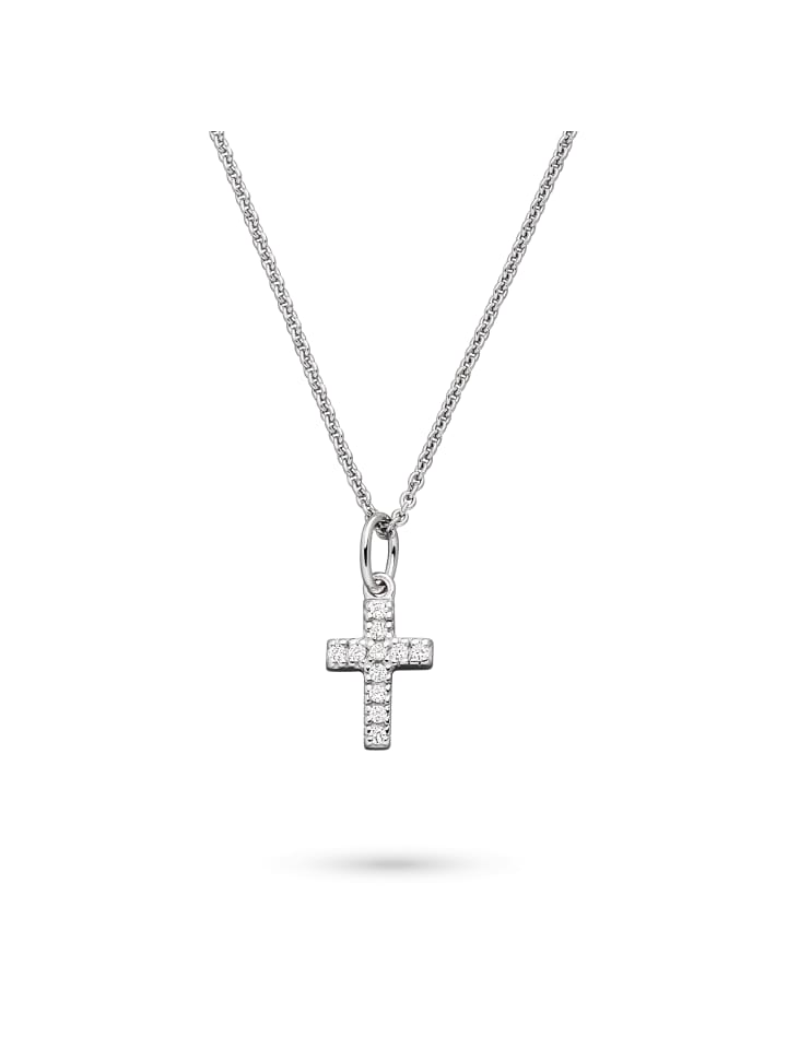 

s.Oliver Серебряная цепочка с серебряным крестиком