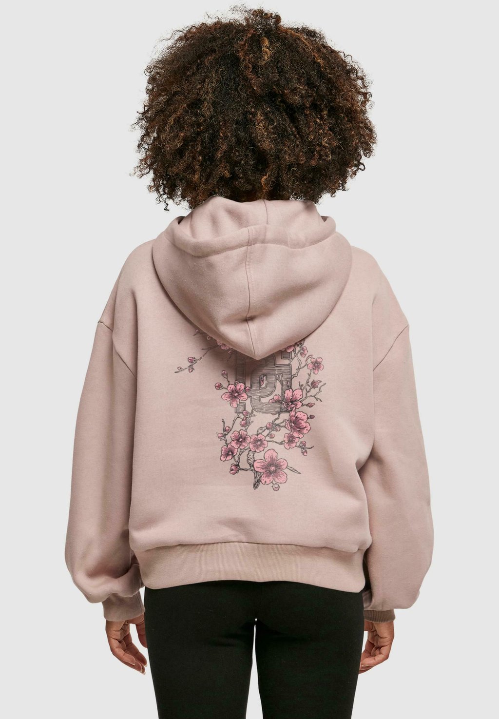 

Толстовка FLOWERPRINT - Hoodie Dangerous DNGRS, светло-розовый