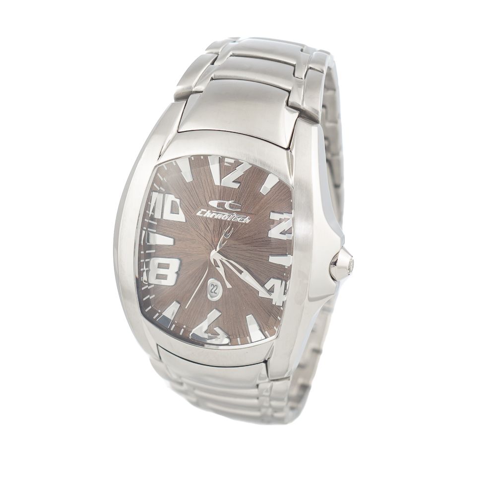 

Мужские часы Chronotech Steel, серебряный