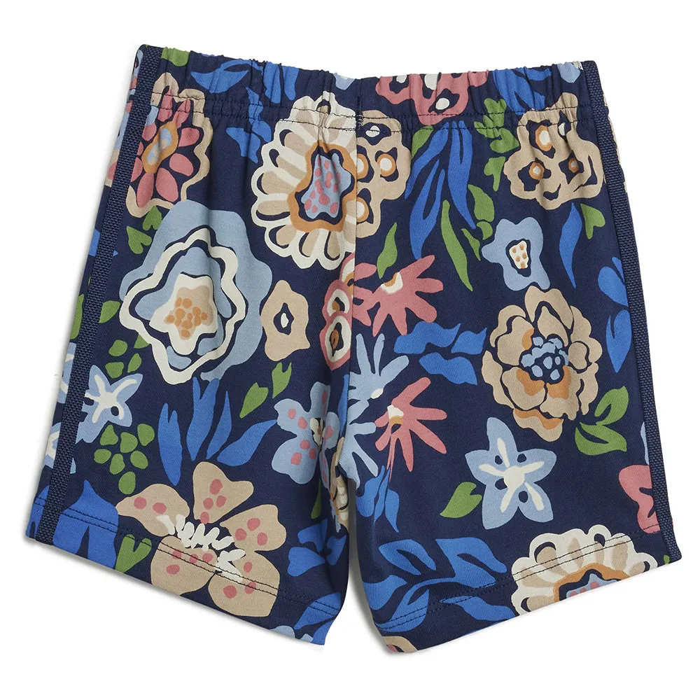 Комплект adidas Originals X Liberty London Shorts & Tee, синий — фото 4