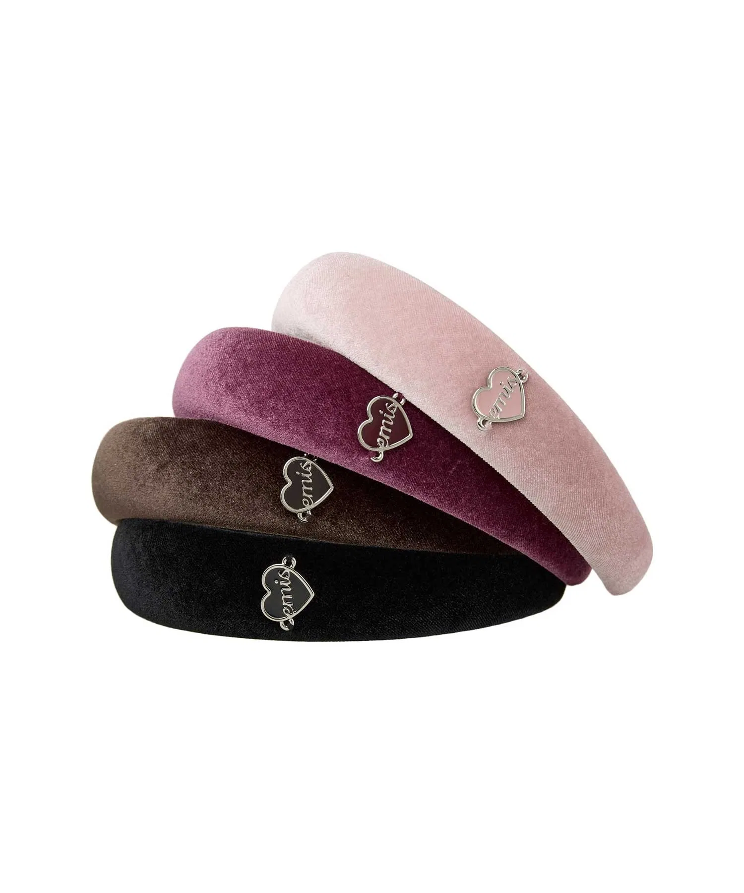 Кулон-ободок для волос с логотипом в виде сердца — фото 2